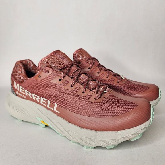 Merrell Agility Peak 5 Gore Tex Trail Running Shoes Waterproof Womens 8 Vibram - Picture 2 of 15